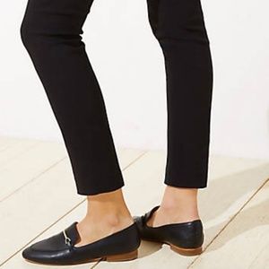Loft marissa skinny ankle black pant